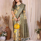 Aastha Fashion Mustard Banarasi Tissue Silk Weaving Saree