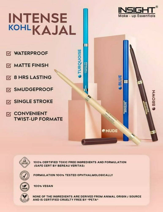 Insight Intense Kohl Kajal-Blue - Swadesiicart