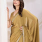 Chiku Rangoli Silk Solid, Lace Border Ready To Wear Saree - Kashvi | Swadesiicart