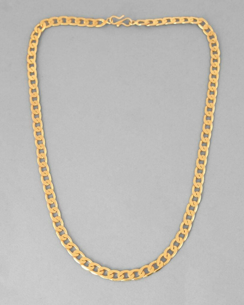 VOJ Gold-Polished Chain For Men | Swadesiicart