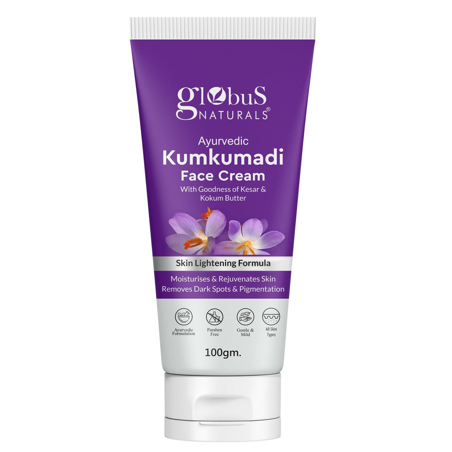 Globus Naturals Ayurvedic Kumkumadi Skin Lightening Face Cream | Swadesiicart
