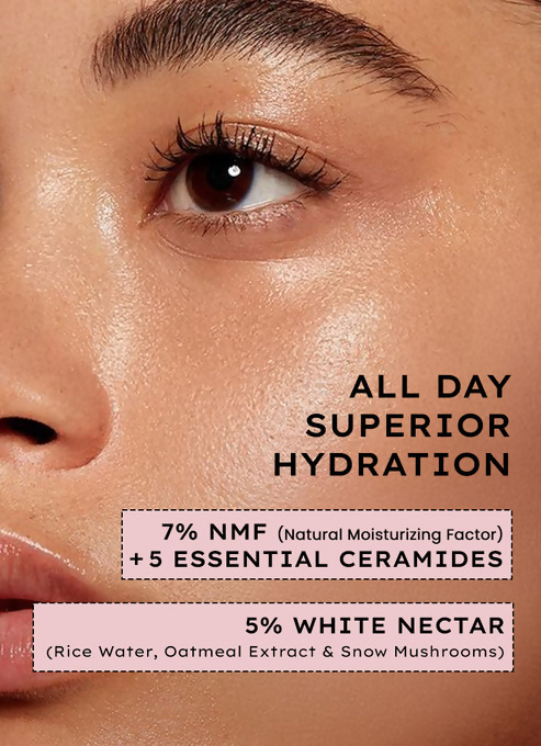 Hyphen By Kriti Sanon 7% Ceramides-Nmf Milky Toner Essence With 5% Glass Skin Blend Of Rice Water Snow Mushroom & Oatmeal | Swadesiicart