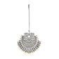 Oversized Diamond Maang Tikka- Ruby Raang | Swadesiicart