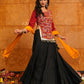 AI Fashion Black Crepe Designer Navratri Wear Lehenga Choli Collection