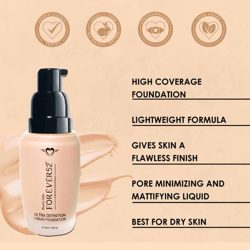 Daily Life Forever52 Ultra Definition Liquid Foundation - FLF006 | Swadesiicart