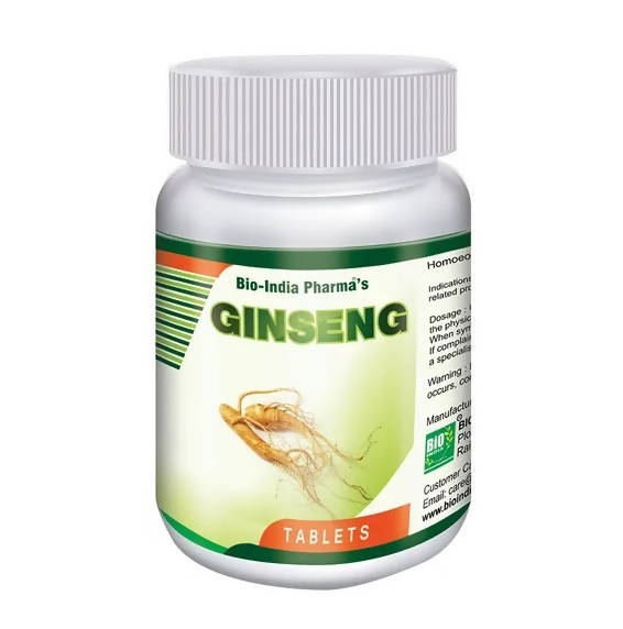 Bio India Homeopathy Ginseng Tablets | Swadesiicart