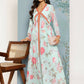 Ahalyaa Women's Traditional wear Kurta Set - Blue | Swadesiicart