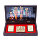 Golden Peacock 24 Ct Gold-Polished & Brown Ram Darbaar Pooja Box | Swadesiicart