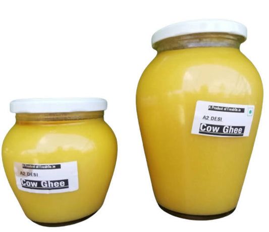 Freshon Pure Desi Malnad Cow Ghee Made From A2 Milk | Traditional Bilona Method | Pure & Natural Ghee | Swadesiicart