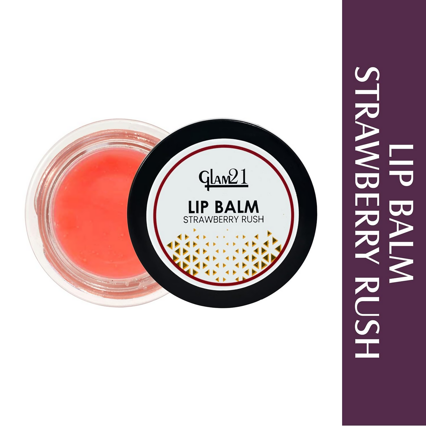 Glam21 Lip Balm In Strawberry Rush Flavour - Swadesiicart