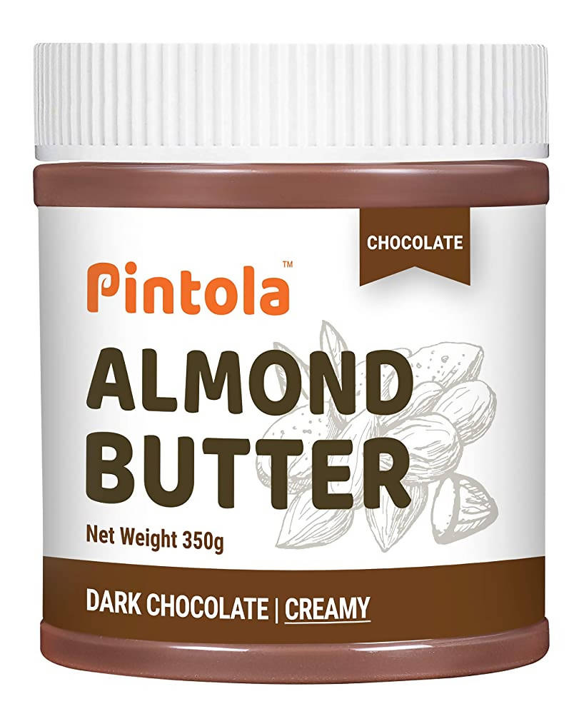 Pintola Dark Chocolate Creamy Almond Butter - Swadesiicart