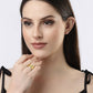 NVR Women Gold-Polished Solid Adjustable Finger Ring | Swadesiicart