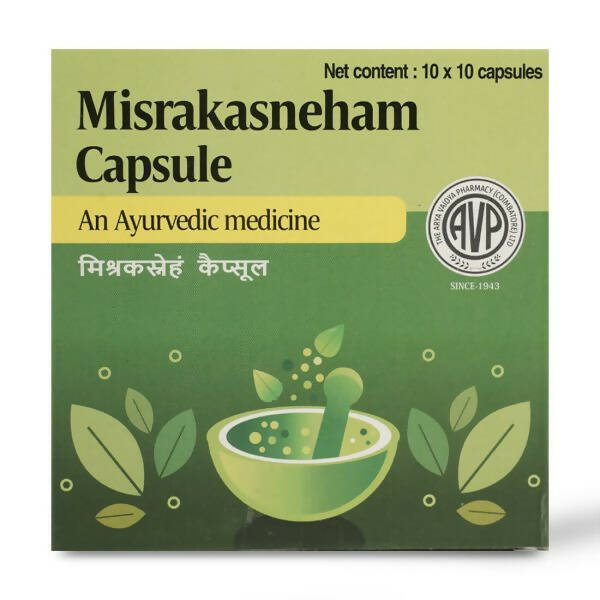 AVP Ayurveda Misrakasneham Capsules | Swadesiicart