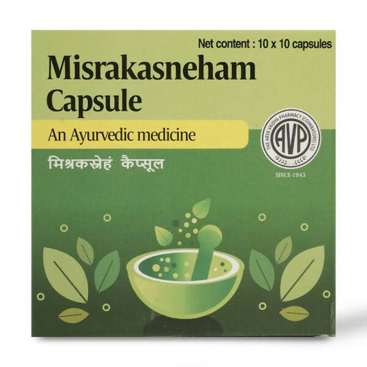 AVP Ayurveda Misrakasneham Capsules | Swadesiicart