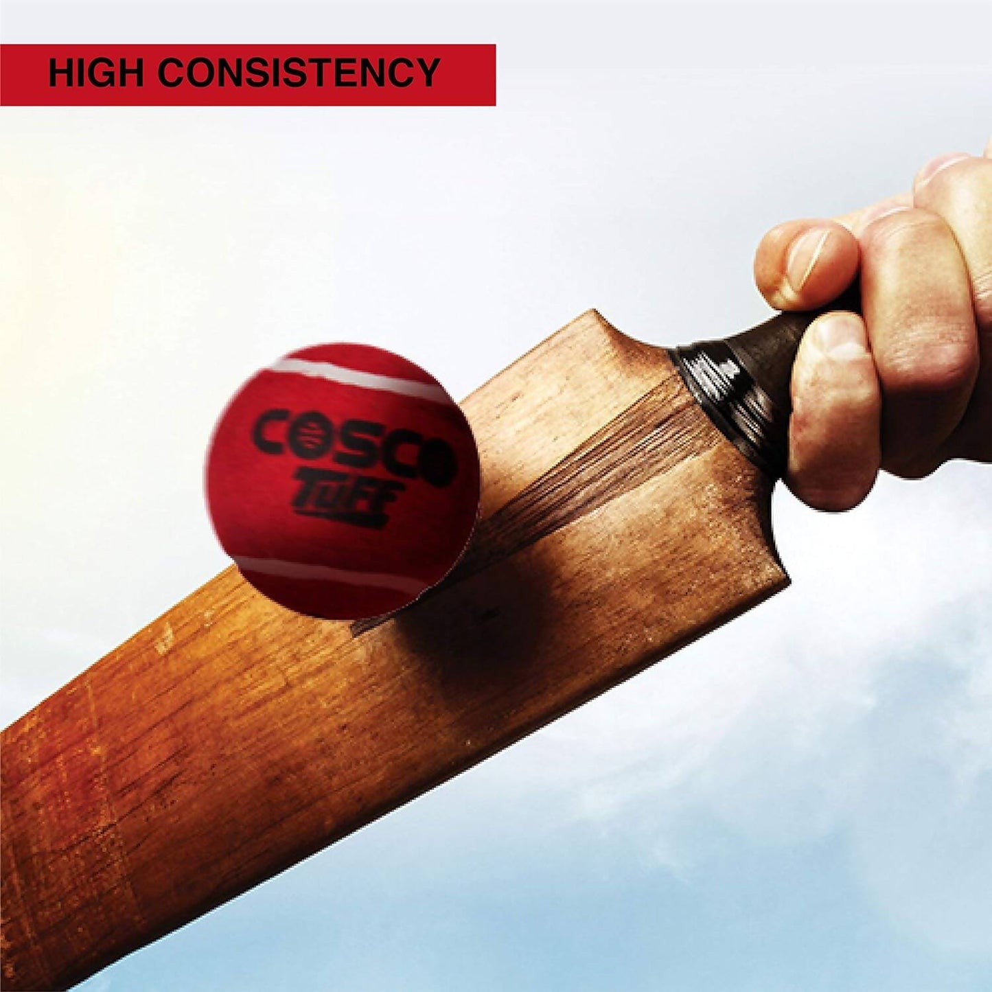 Cosco Tuff Heavy Weight Ball - Red (Pack of 6) - Swadesiicart