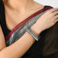 Mominos Fashion Kamal Johar Oxidised German Silver-Plated Handcraft Bracelet