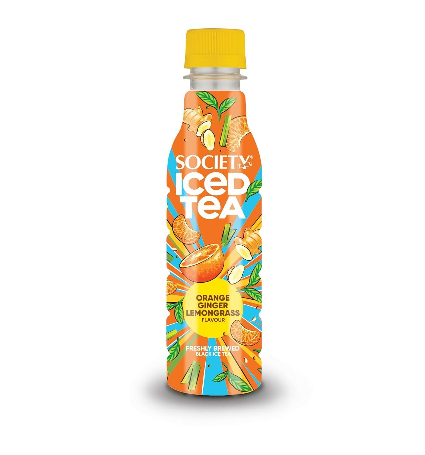 Society Iced Tea Bottle Orange Ginger Lemongrass Flavour | Swadesiicart