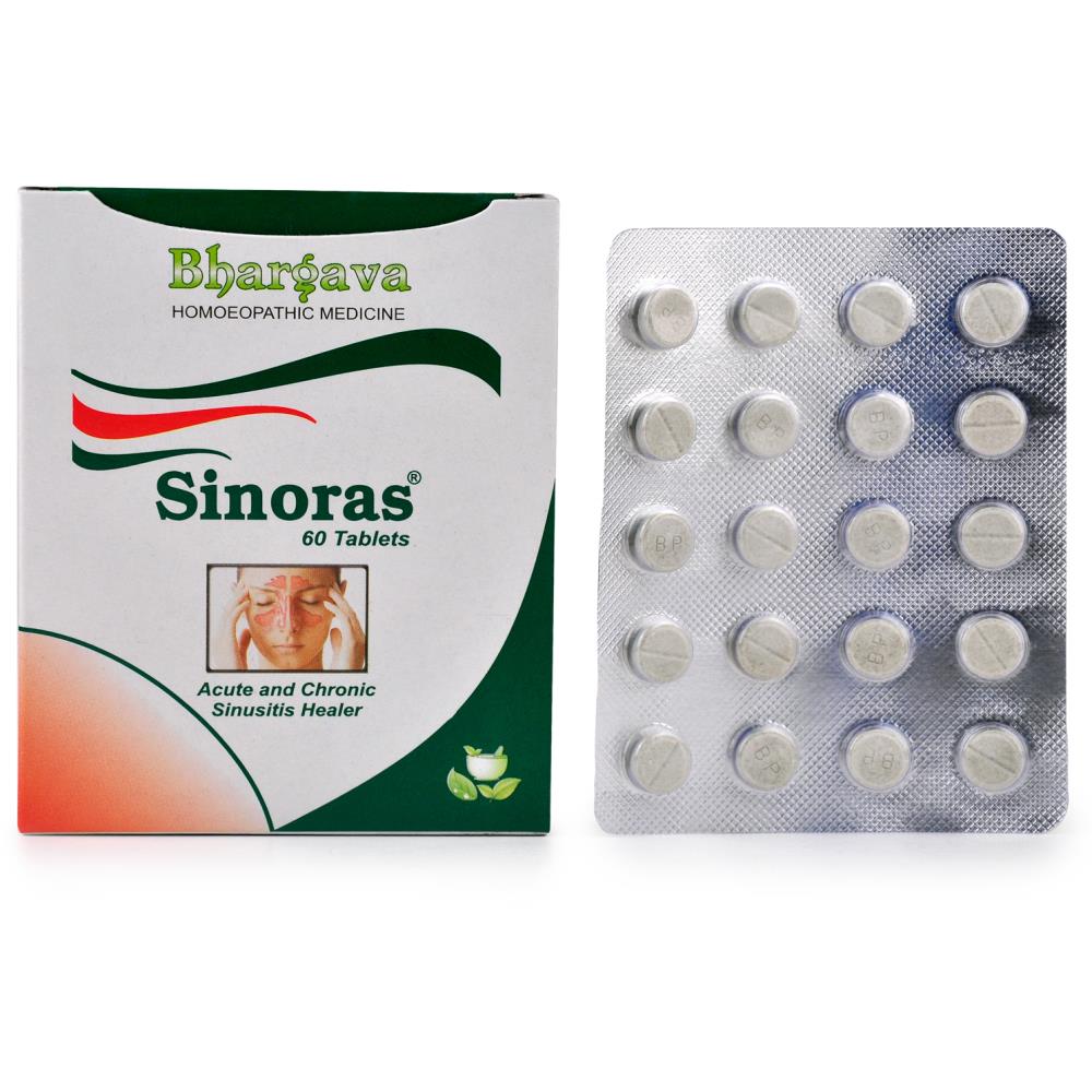 Dr. Bhargava Homeopathy Sinoras Tablets | Swadesiicart