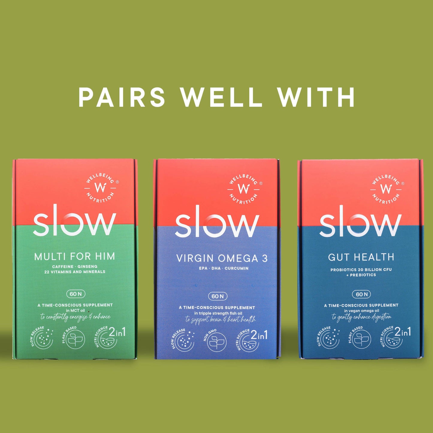 Wellbeing Nutrition Slow | Burn Capsules - Swadesiicart