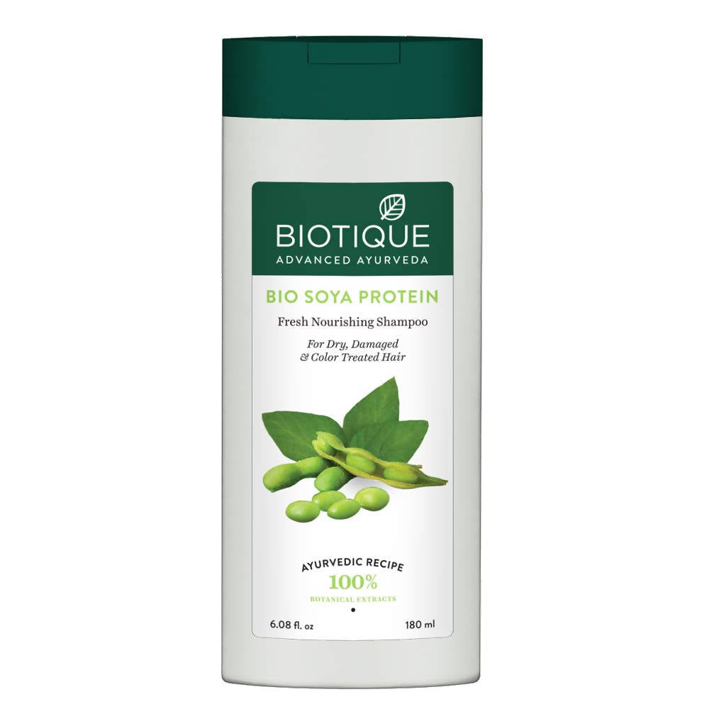Biotique Advanced Ayurveda Bio Soya Protein Fresh Nourishing Shampoo 180Ml
