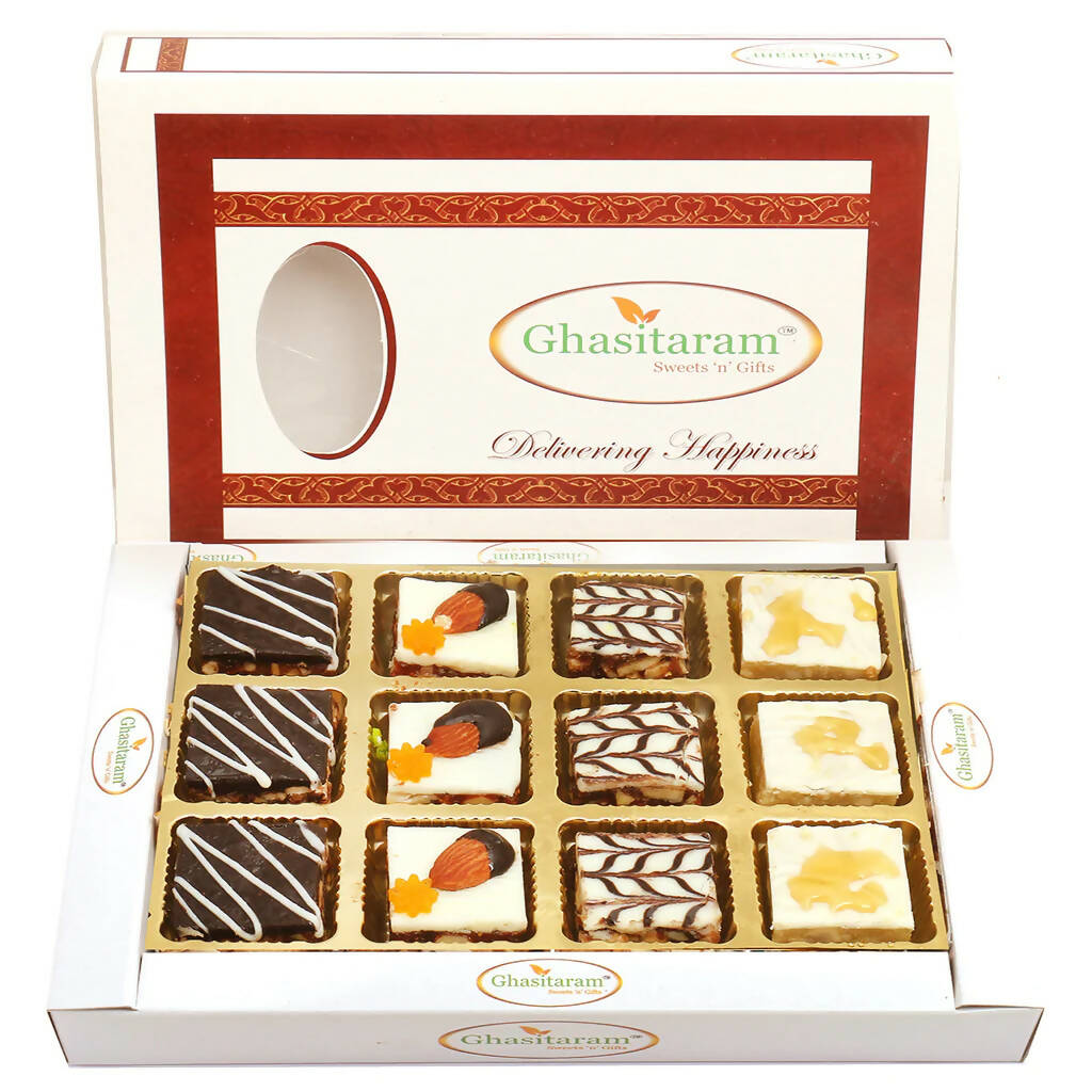 Ghasitaram Assorted Chocolate Dryfruit Delight Sweets | Swadesiicart