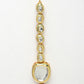 NVR Women's Gold Kundan-Studded Necklace and Earrings with Mang Tikka - Swadesiicart
