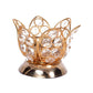 CraftVatika Gold Toned Crystal Lotus Shaped Diya | Swadesiicart