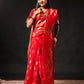 Joban Fashion Silk Banarasi Red & Golden Color Saree | Swadesiicart