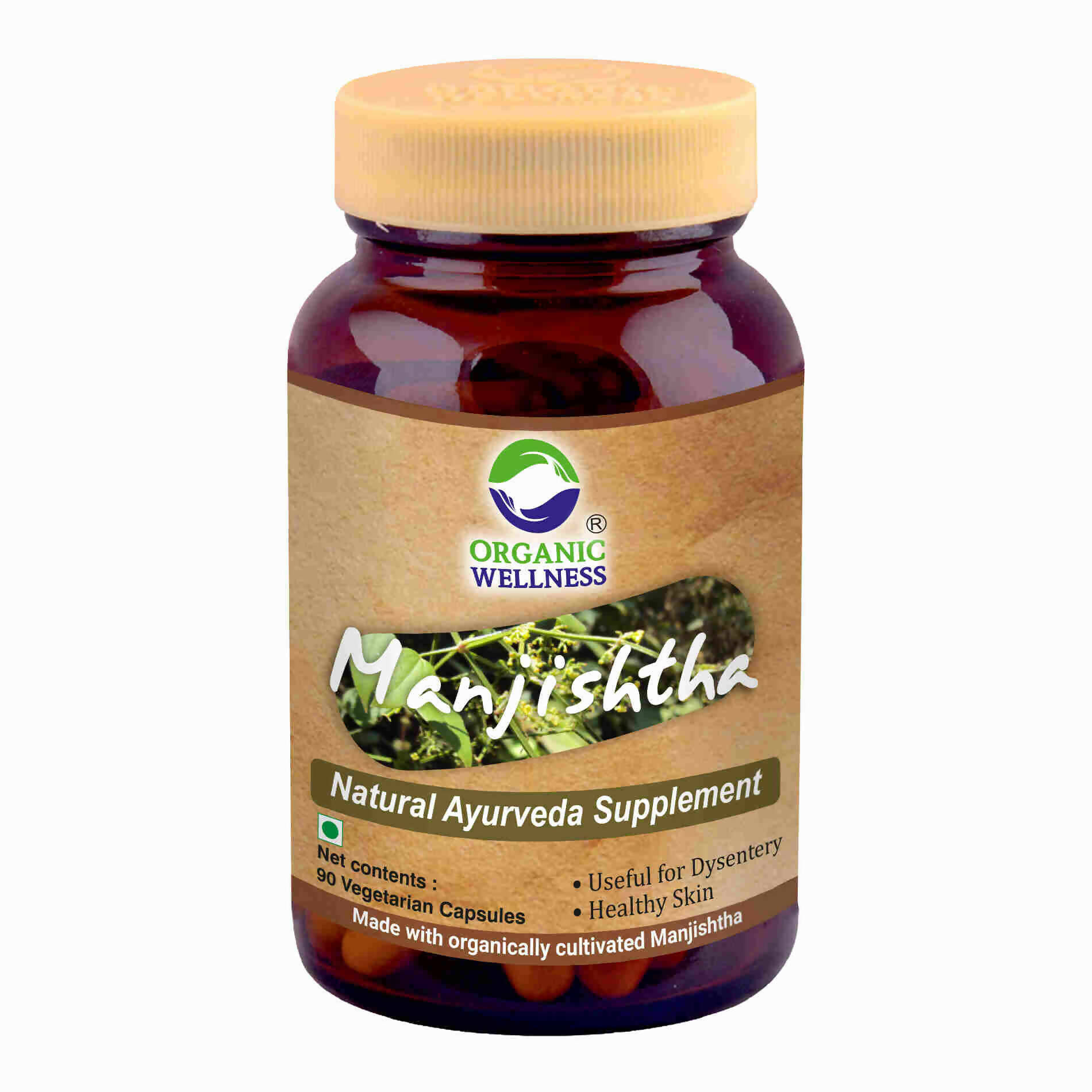 Organic Wellness Manjishtha Vegetarian Capsules - Organic Wellness Products Private Limited