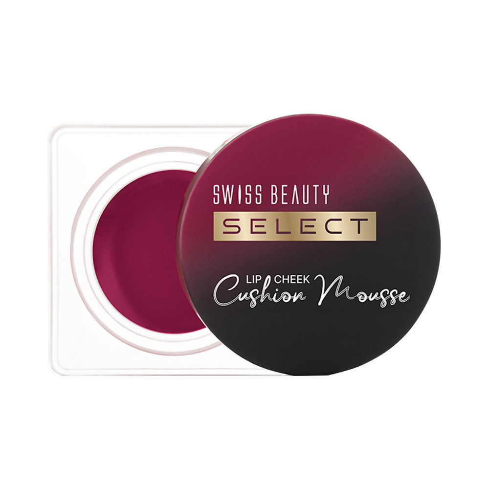 Swiss Beauty Select Lip And Cheek Cushion Mousse With Vitamin E - 4 Velvet Red | Swadesiicart