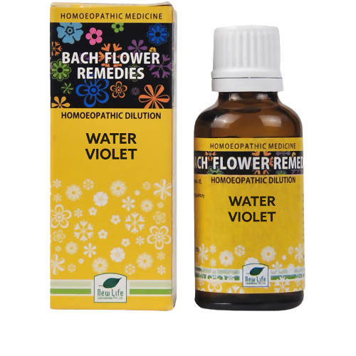 New Life Homeopathy Bach Flower Remedies Water Violet Dilution | Swadesiicart
