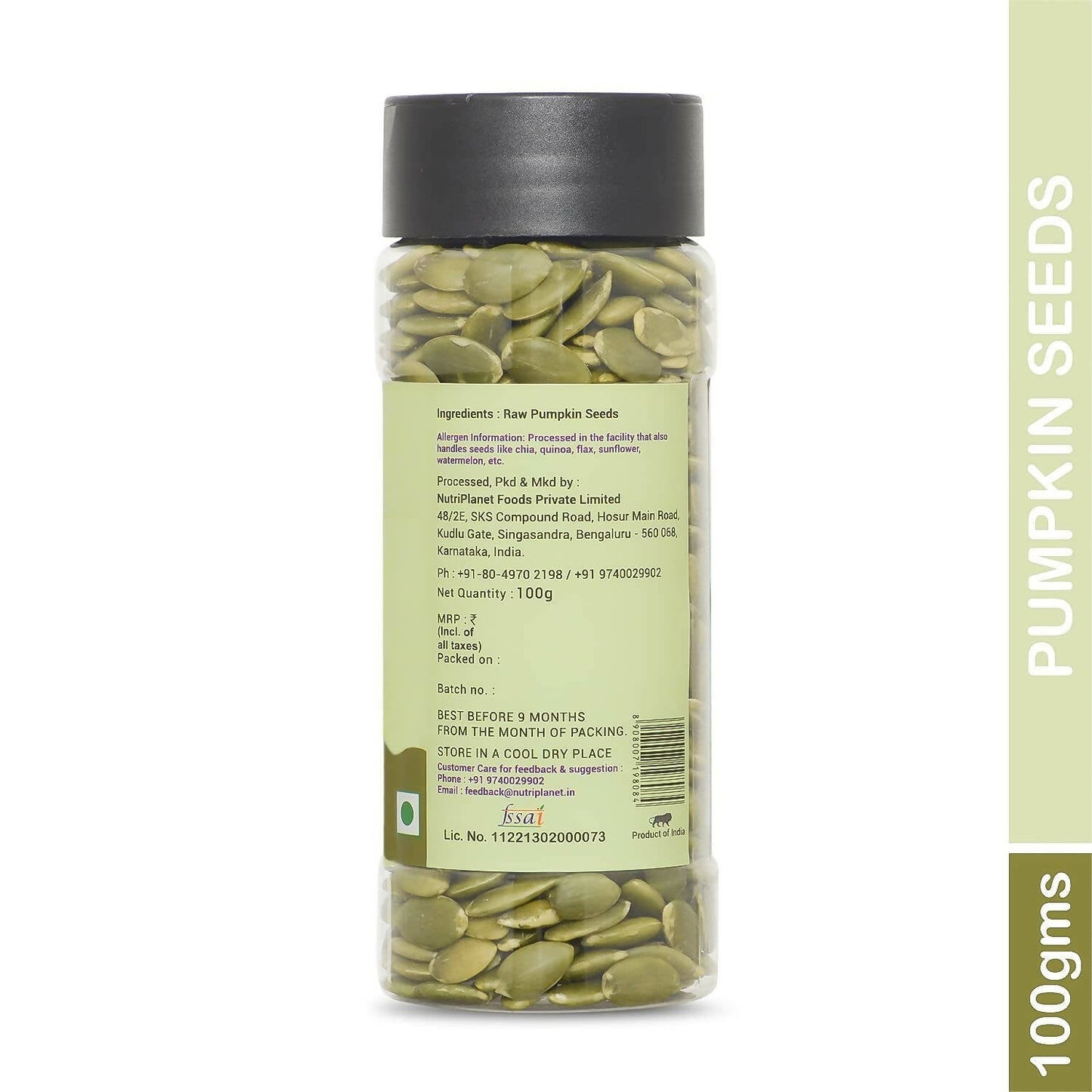 Fulsome Raw Pumpkin Seeds - Swadesiicart
