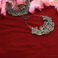 Mominos Fashion Johar Kamal Peacock Design Chandbali Earrings - Swadesiicart