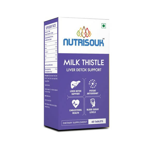 Nutrisouk Milk Thistle Tablets - Swadesiicart