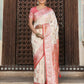 Shree Shyam Fashion White Silk Saree
