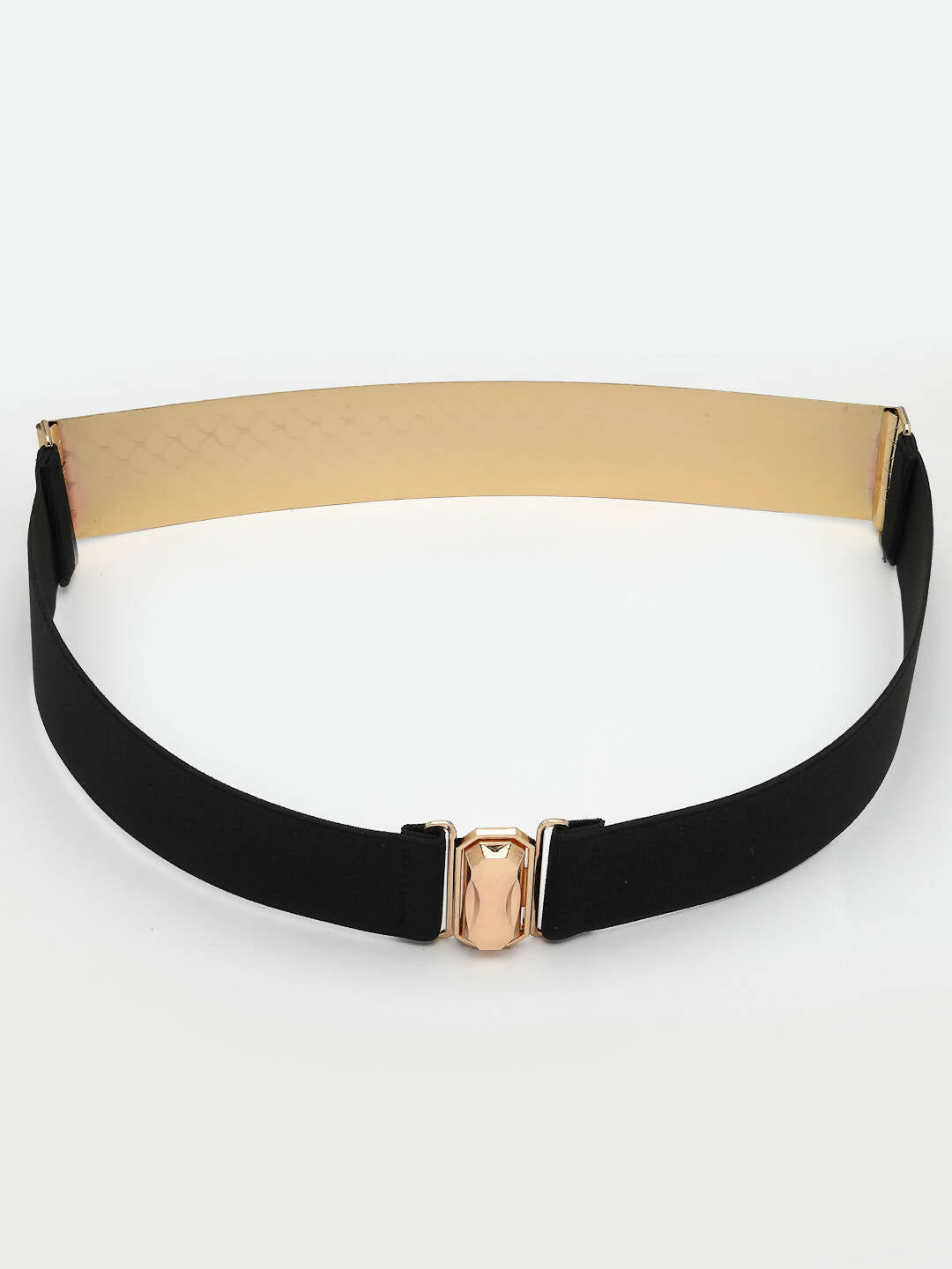 NVR Women Circular Gold-Polished Adjustable Broad Belt | Swadesiicart