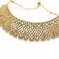 Mominos Fashion Johar Kamal Traditional Rajwadi Design Heavy Golden Color Choker Set | Swadesiicart