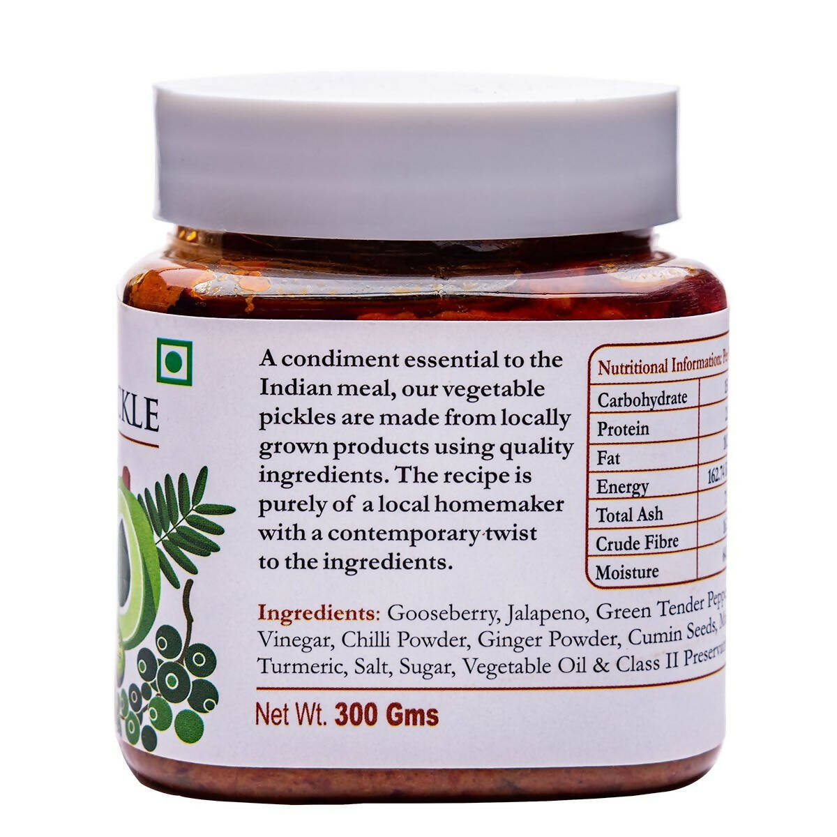 Ainmane Amla Jalapenos & Green Pepper Pickle - Swadesiicart