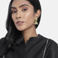 Gold-Polished Meena Work Pearl Studded Jhumki Earring For Women - Wahe Jewels - Swadesiicart