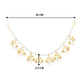 Gold-Polished Long Pearl Drop Beads Hair Chain Accessories for Women - Wahe Jewels - Swadesiicart