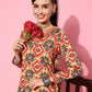 Ahalyaa Women's Traditional Wear Co-ods - Mustard