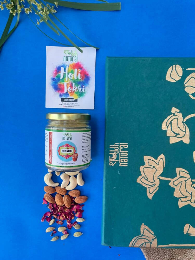 Shuddh Natural Instant Ayurvedic Thandai Powder - Nuts and Seeds Superfoods | Swadesiicart