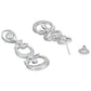 Stylish Latest Fashion Rose Gold-Polished Glittering Crystal AD Stone studded Earrings for Women & Girls - Wahe Jewels - Swadesiicart