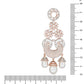 Florina Rosegold Earrings - Wahe Jewels - Swadesiicart