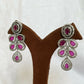 American Diamond Pink Set By House of Ree - Swadesiicart