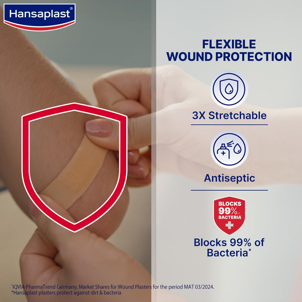 Hansaplast Antiseptic Elastic Bandage | Swadesiicart