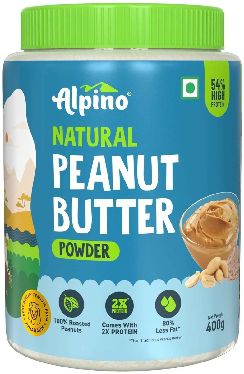 Alpino Natural Peanut Butter Powder Unsweetened