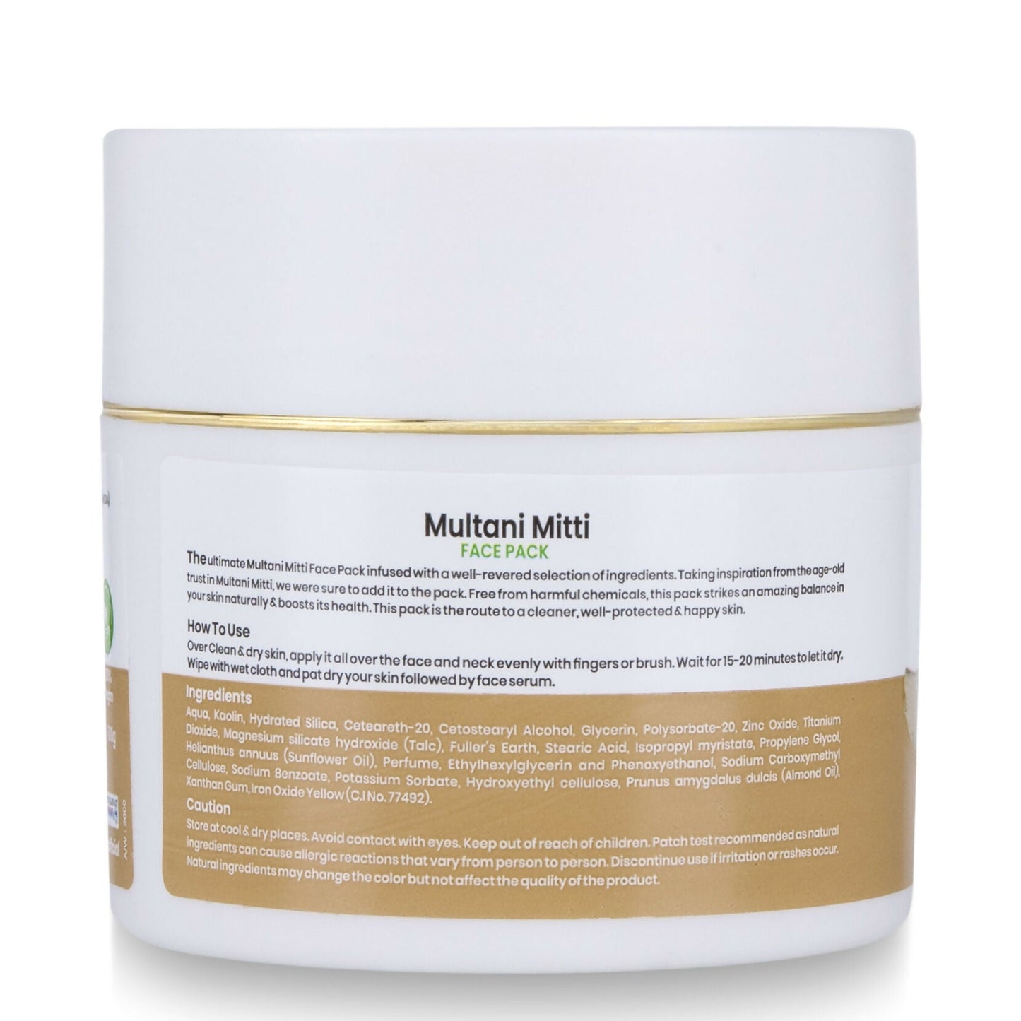 VI-JOHN Prakritik Multani Mitti Face Pack Controls Sebum Made With 100% Natural Bio Actives | Swadesiicart