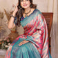 Aastha Fashion Pink Tissue Silk Paithani Woven Saree