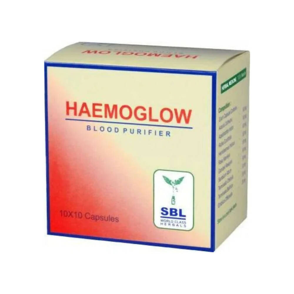 SBL Homeopathy Haemoglow Blood Purifier Capsules | Swadesiicart